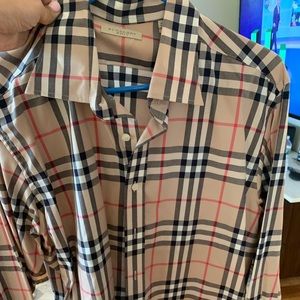 Men’s Burberry Brit long sleeved collared shirt